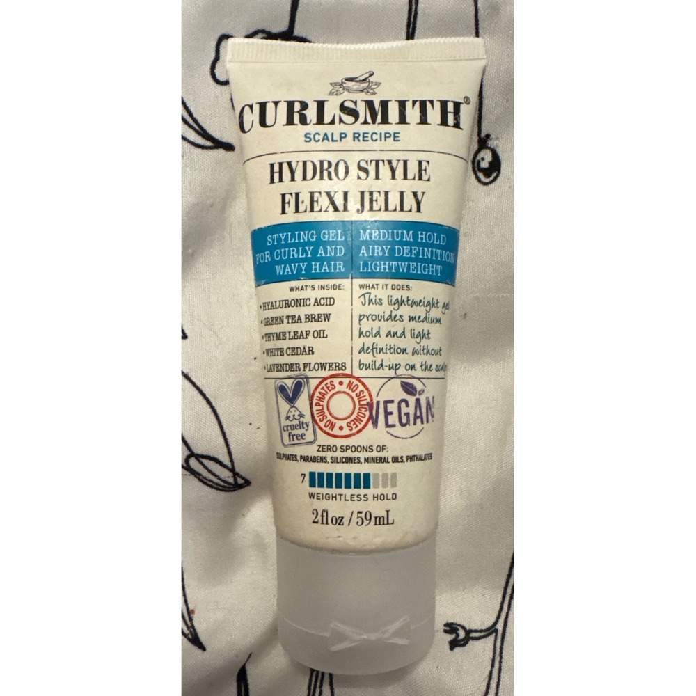 NEW Curlsmith Hydro Style Flexi Jelly Styling Gel for Curly & Wavy Hair,‎ 2oz.